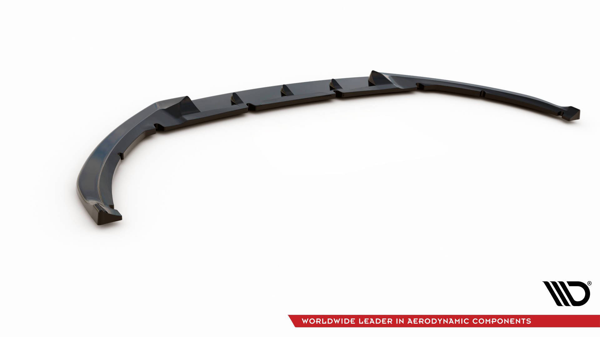 Street+ Spoilerlippe Front Ansatz V.4 passend für Ford Focus ST Mk3 FL schwarz Hochglanz