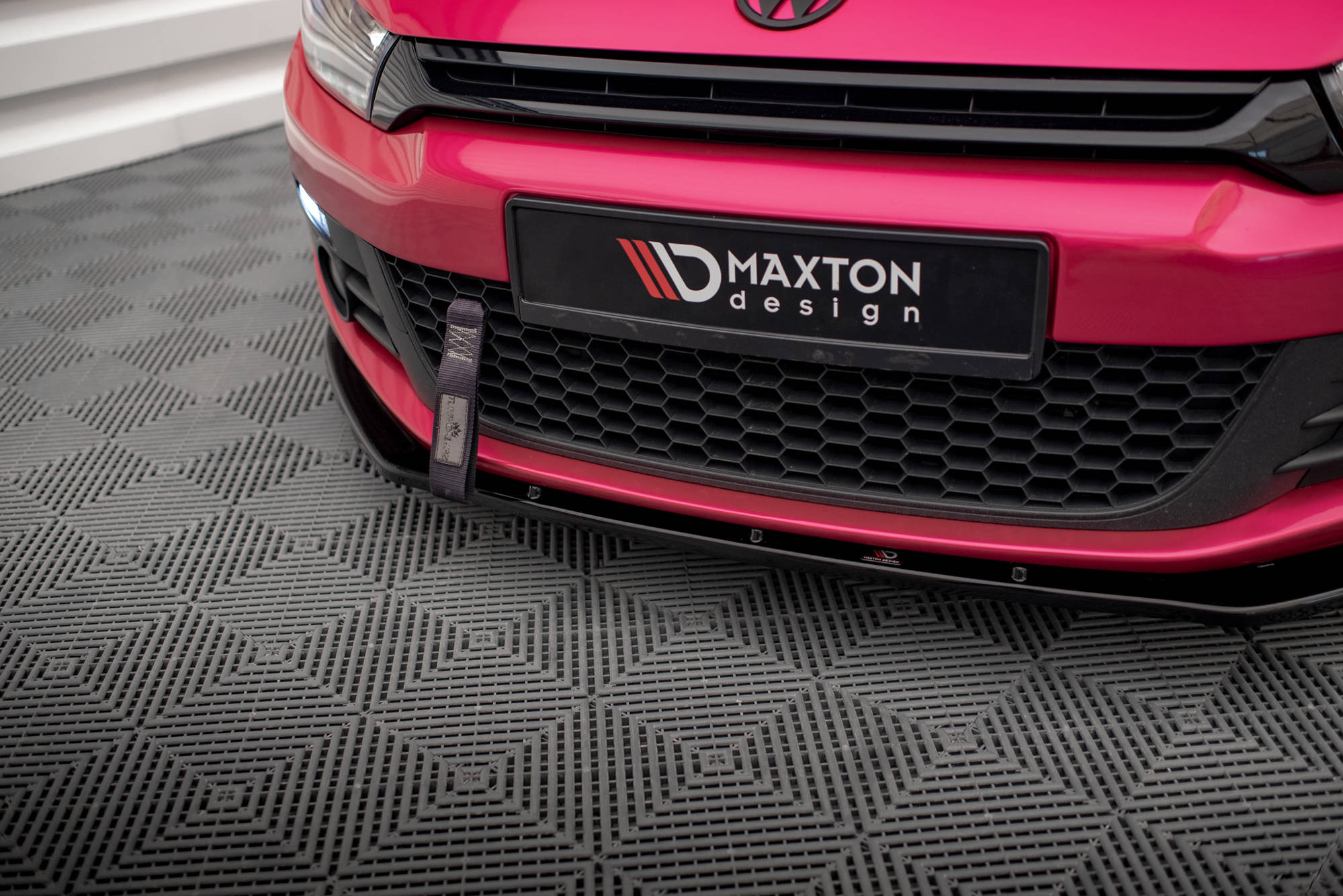 Front Ansatz für VW SCIROCCO schwarz Hochglanz