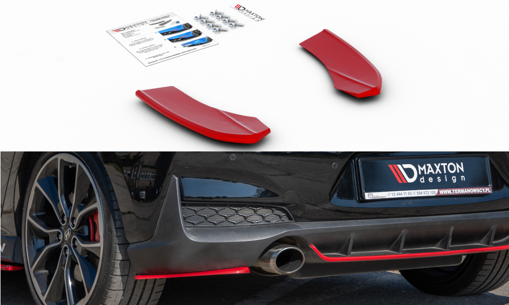 Heck Ansatz Flaps Diffusor V.2 für Hyundai I30 N Mk3 Hatchback