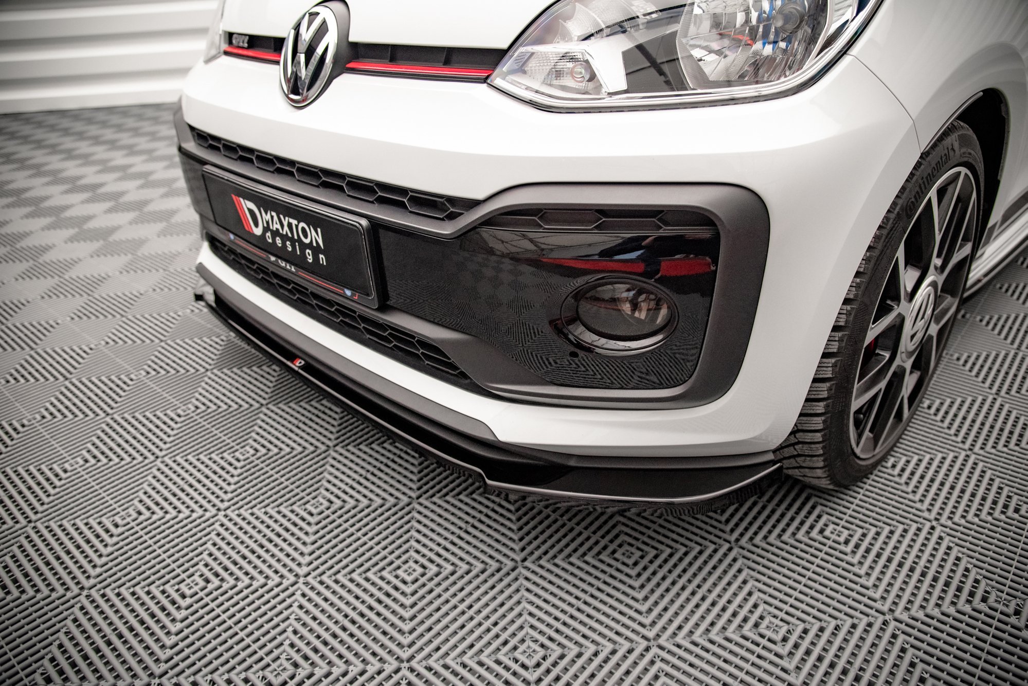 Street+ Spoilerlippe Front Ansatz passend für VW Up GTI schwarz Hochglanz