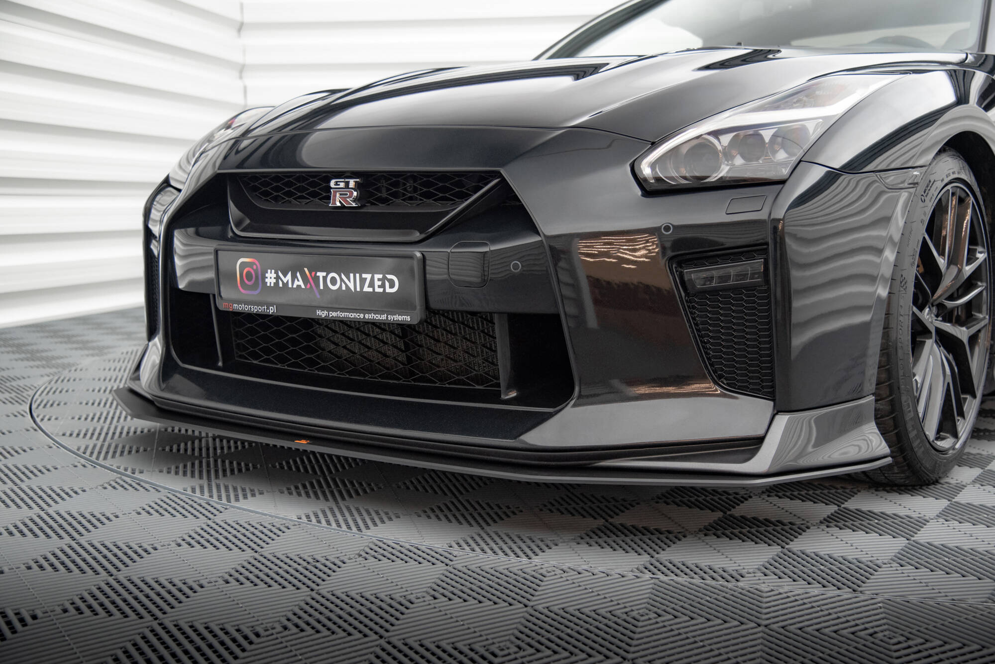 Street Pro Spoilerlippe Front Ansatz passend für Nissan GTR R35 FL