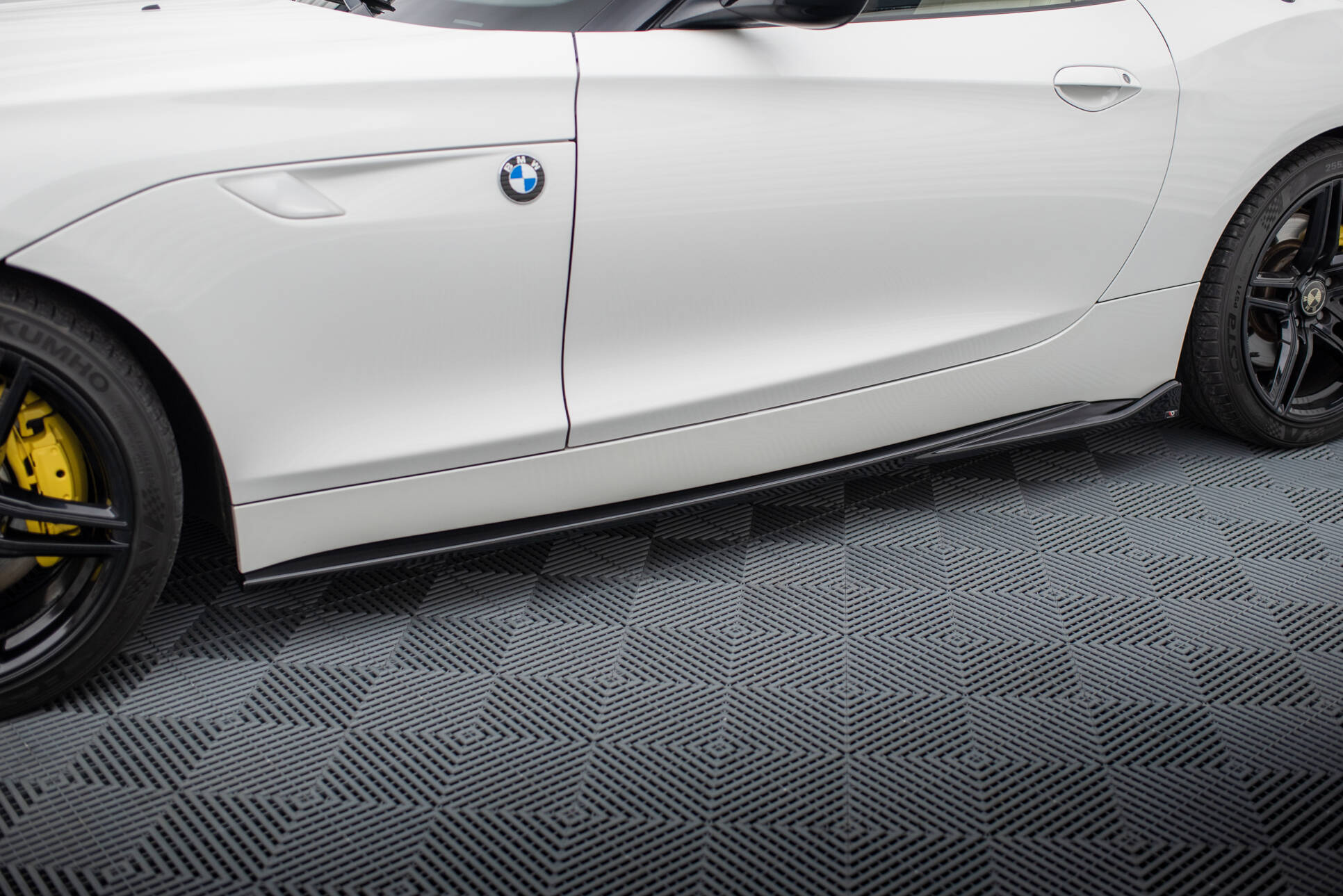 Street+ Seitenschweller Leisten passend für BMW Z4 E89 schwarz Hochglanz