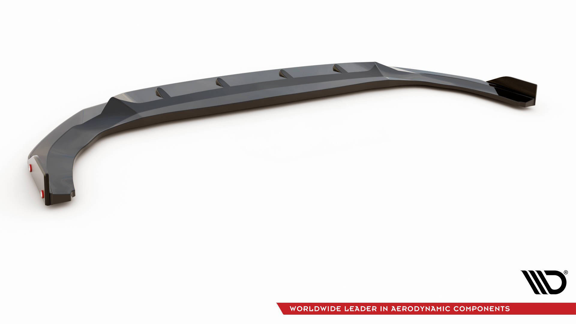 Street+ Spoilerlippe Front Ansatz V.2 + Flaps passend für VW Golf GTI / GTE / GTD / R-Line Mk8
