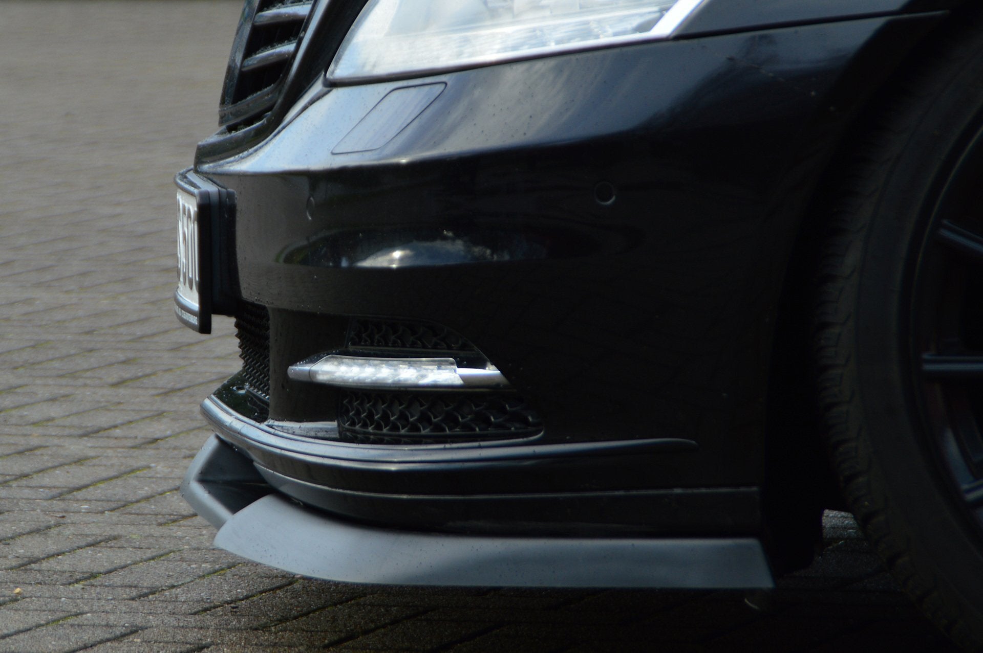 Bodykit für Mercedes S-Klasse V221 Langversion Schwarz Matt