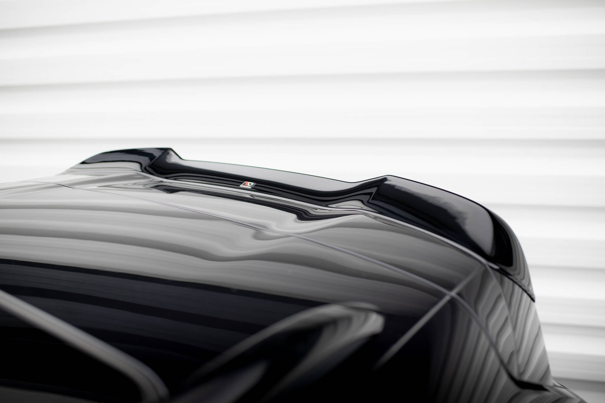 Heck Spoiler Aufsatz Abrisskante 3D passend für Porsche Cayenne Mk2 FL schwarz Hochglanz