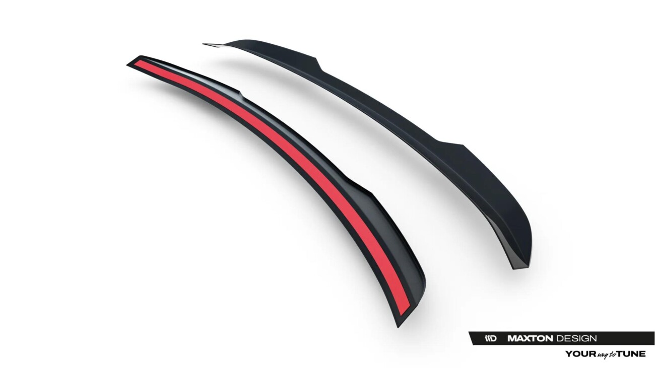 Unterer Heckspoiler Lippe passend für Alfa Romeo Junior Mk1 schwarz Hochglanz