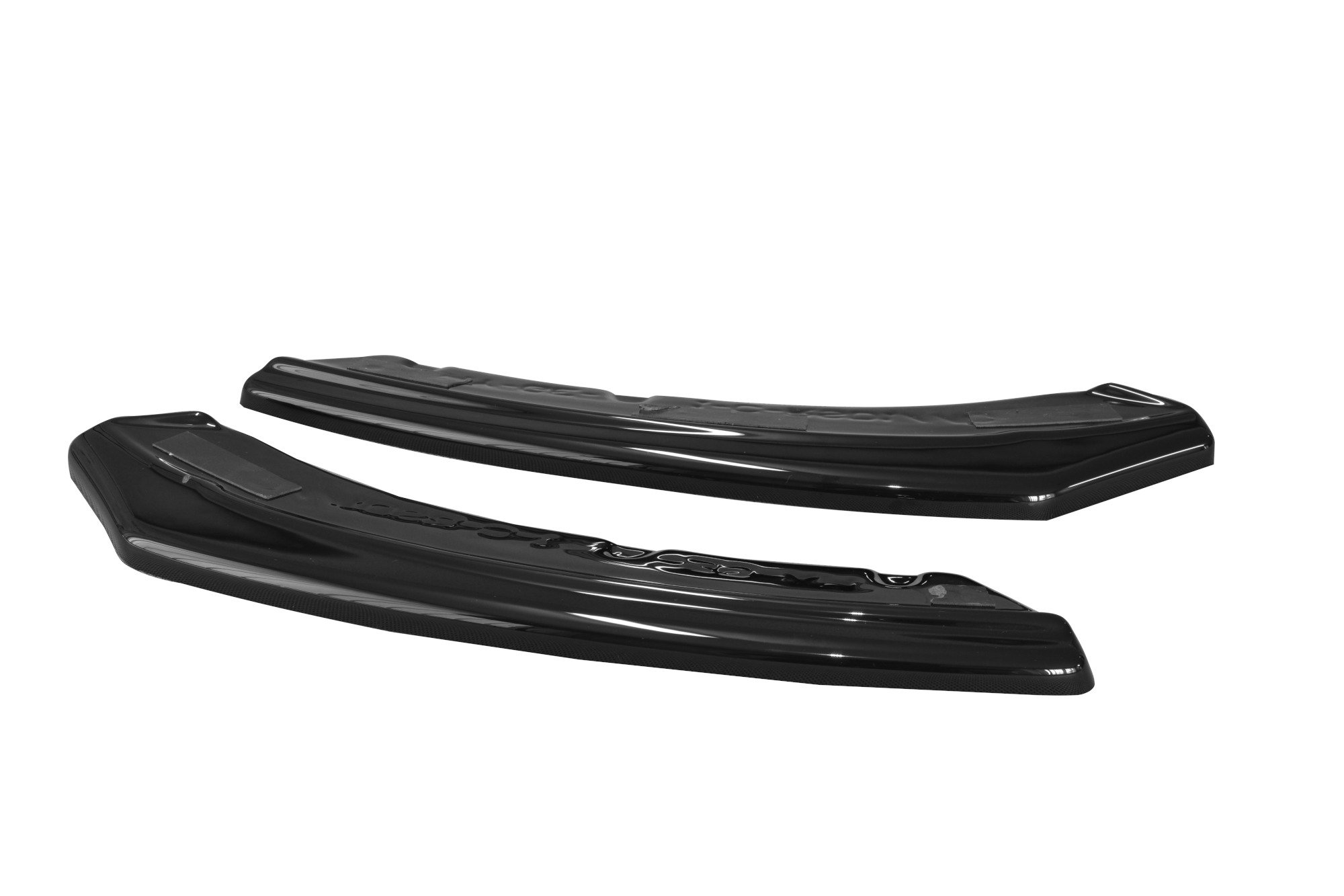 Heck Ansatz Flaps Diffusor für Hyundai Genesis Coupe Mk1 schwarz Hochglanz