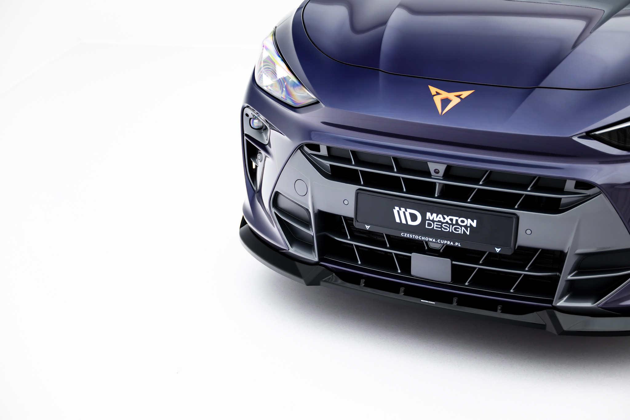 Frontlippe V.1 passend für CUPRA Terramar Mk1 schwarz Hochglanz
