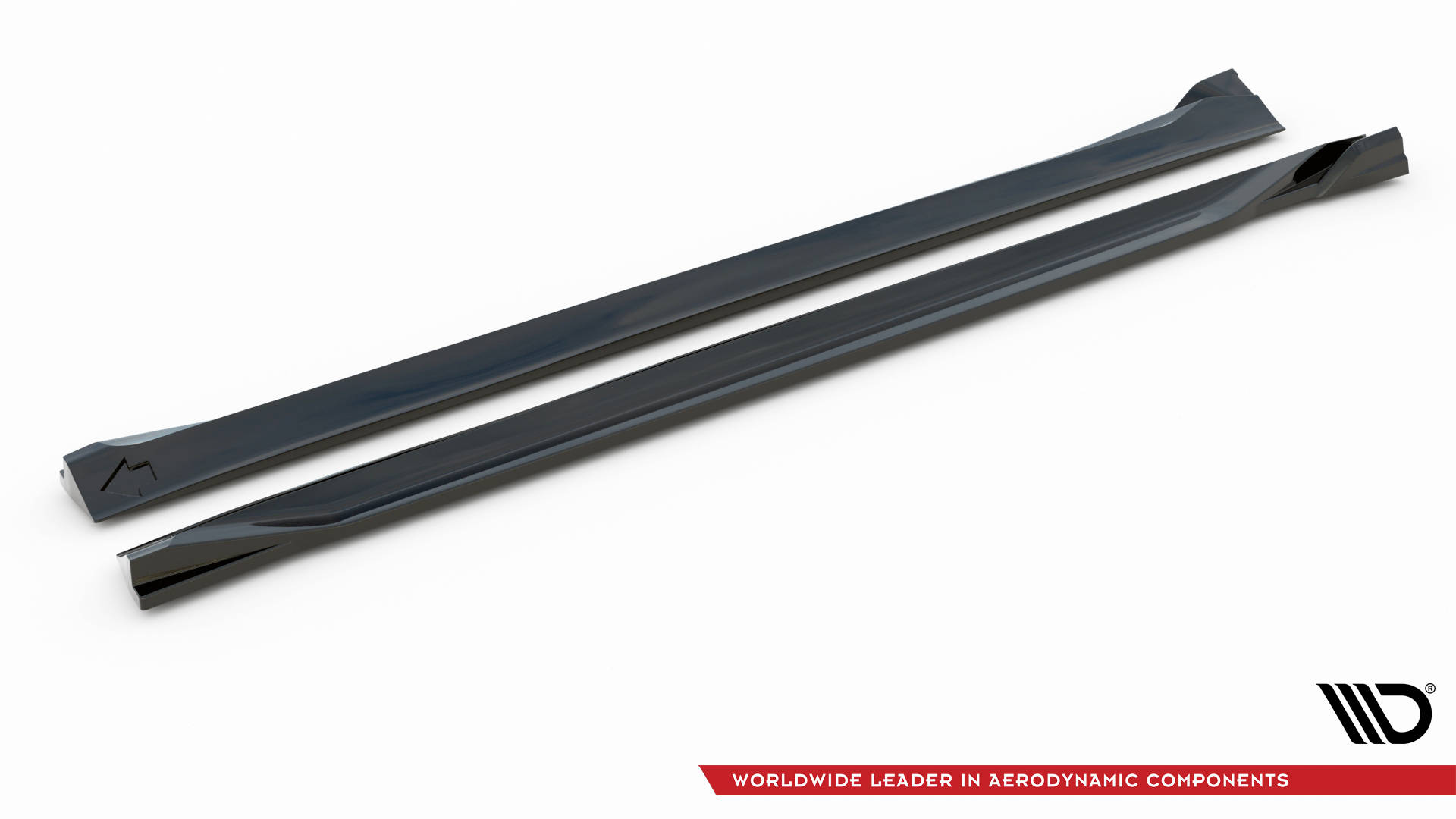 Street+ Seitenschweller Leisten passend für Volvo XC60 R-Design Mk2 FL schwarz Hochglanz