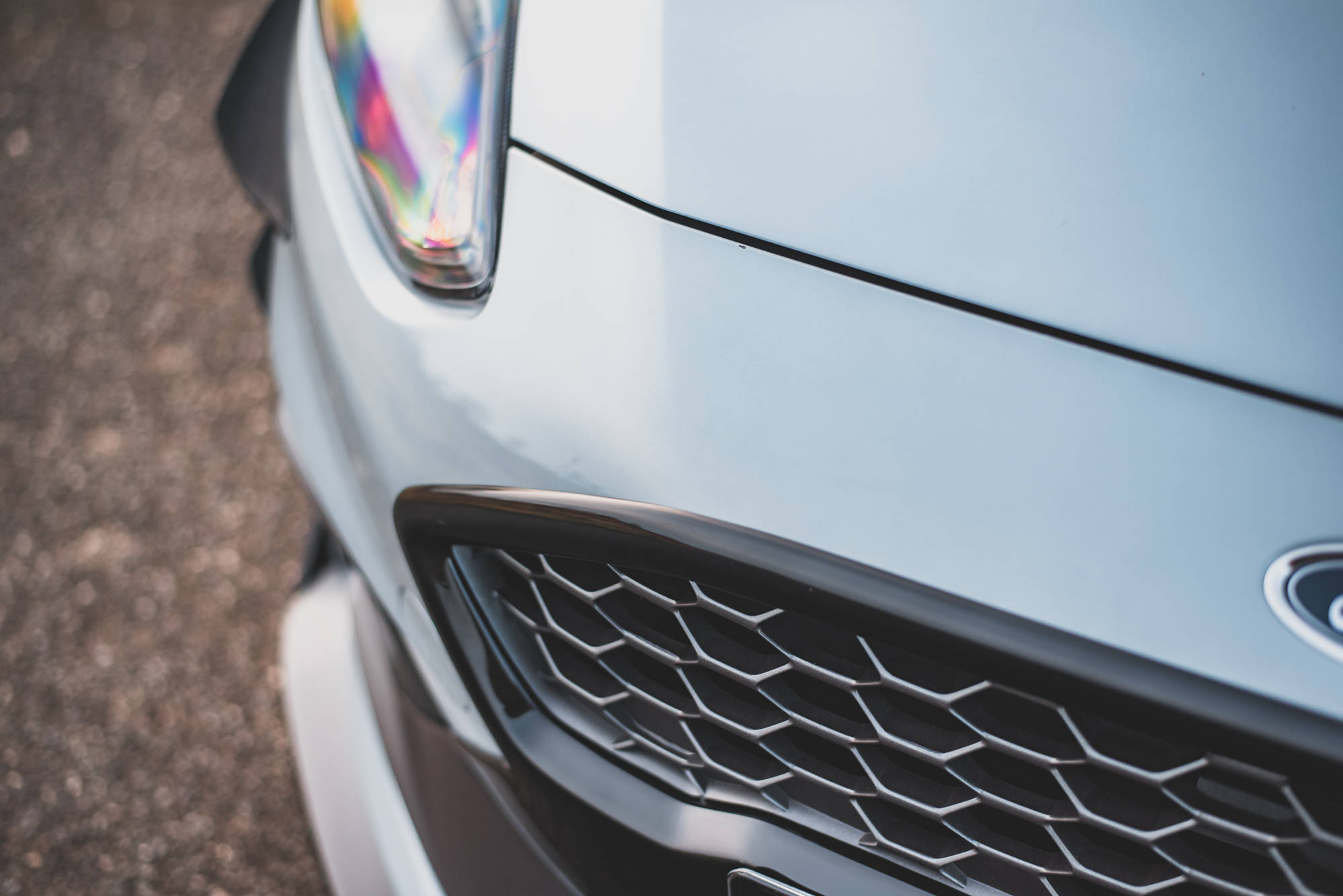 Front Grill Kühlergrill passend für Ford Fiesta ST Mk8 schwarz matt