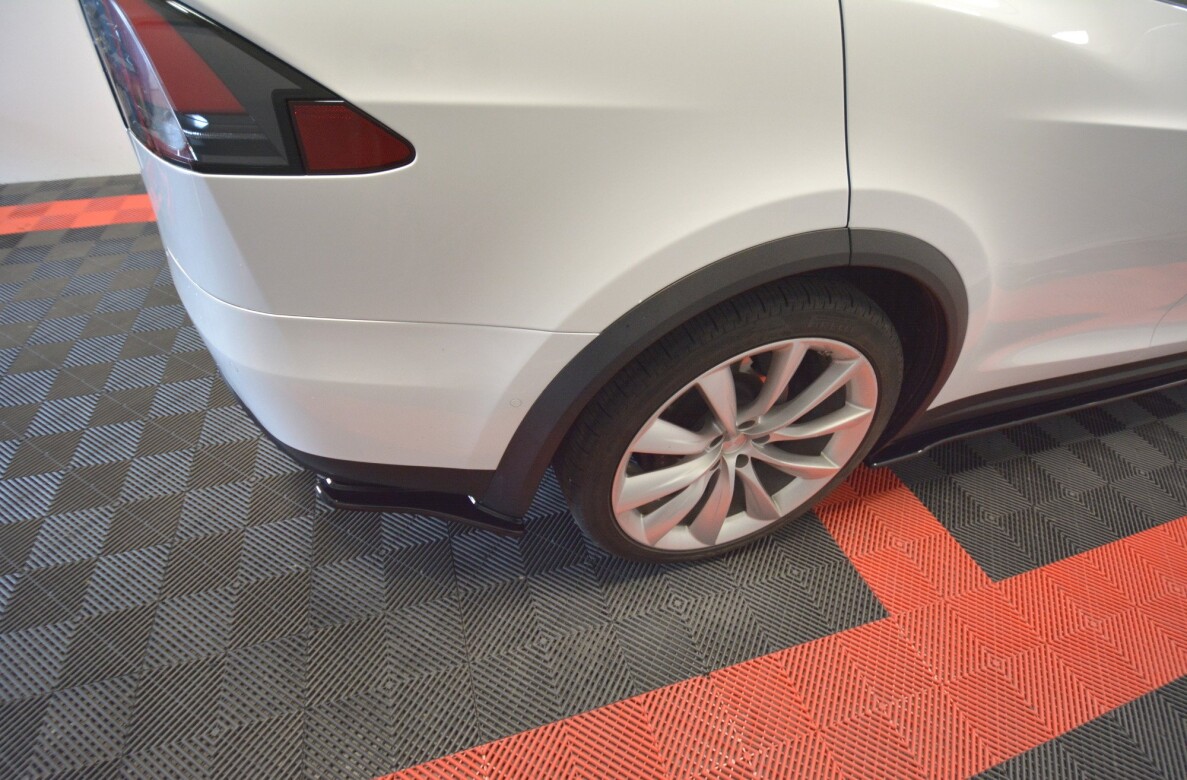 Diffusor Flaps V.1 passend für Tesla MODEL X schwarz matt