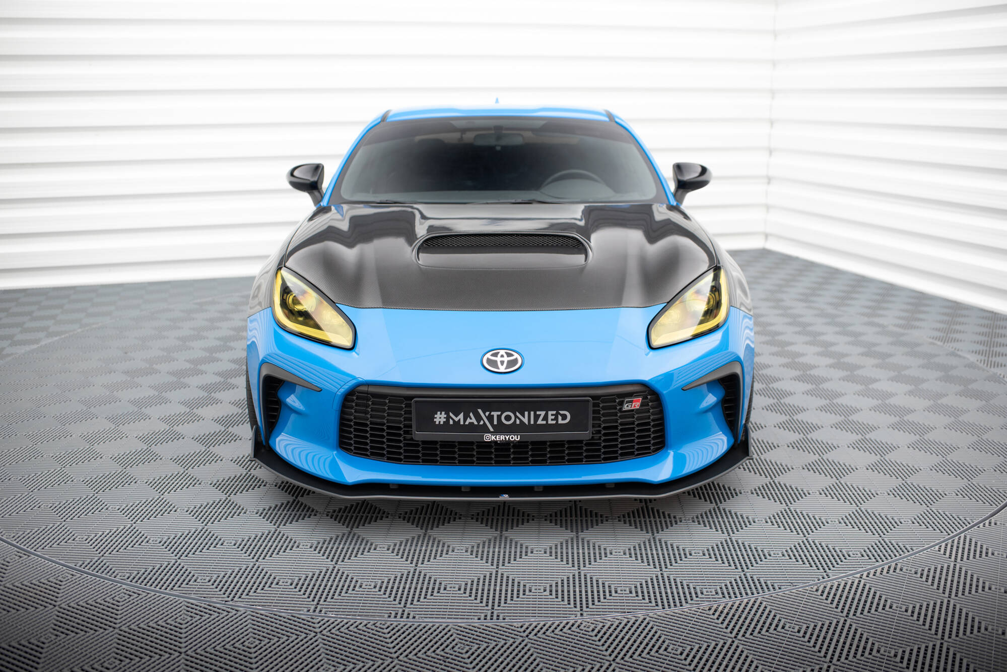 Street Pro Spoilerlippe Front Ansatz V.2 passend für Toyota GR86 Mk1 rot