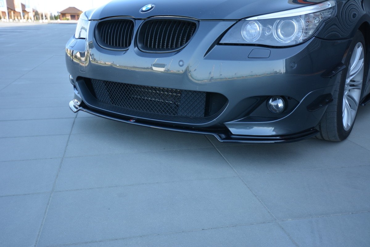 Street+ Spoilerlippe Front Ansatz passend für BMW 5er E60/61 M Paket schwarz Hochglanz