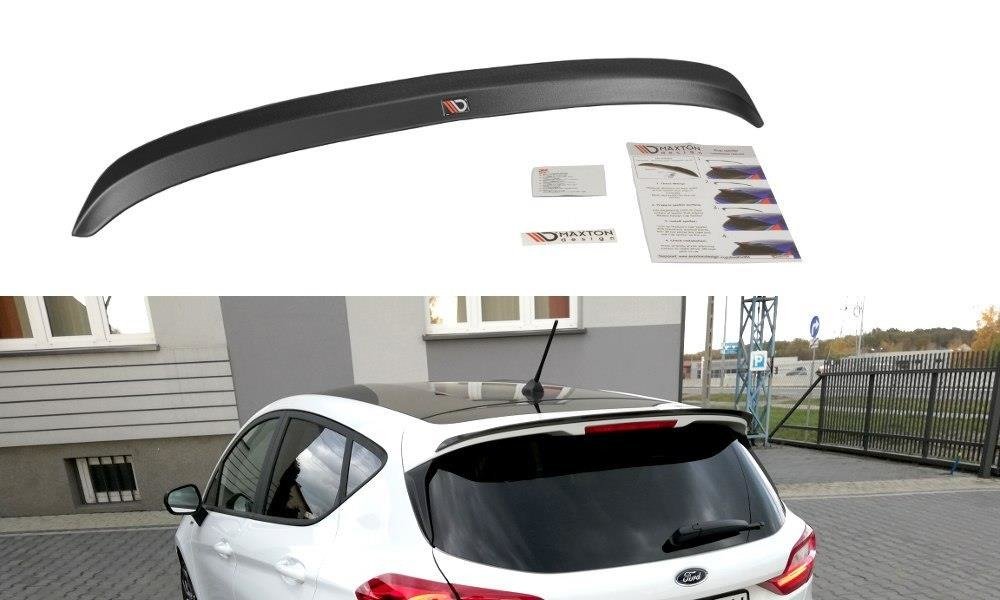 Spoiler CAP für Ford Fiesta Mk8 schwarz Hochglanz