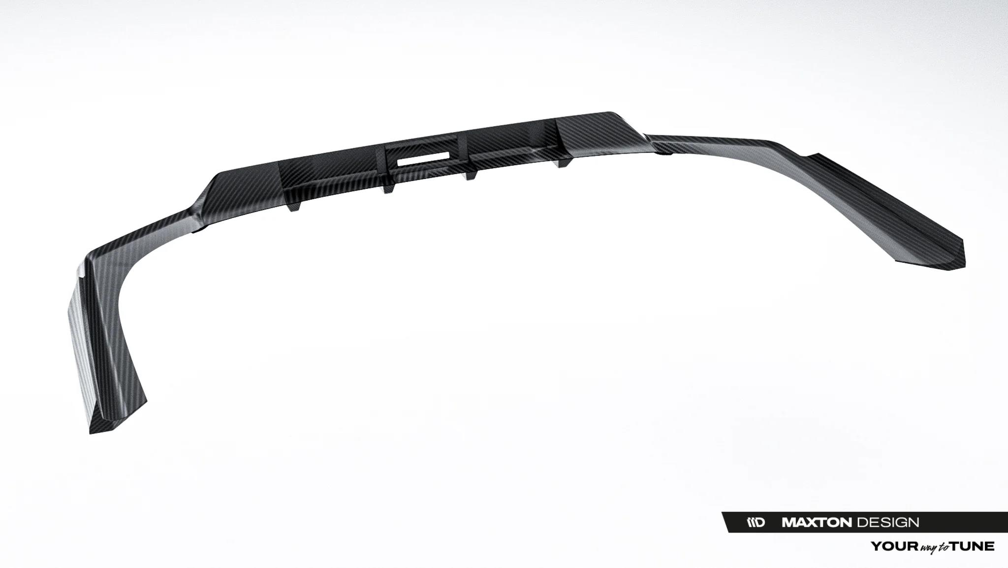 Prepreg Carbon Fiber Rear Splitter (mit einem vertikalem balken) BMW 7 M-Paket / i7 M-Paket G70