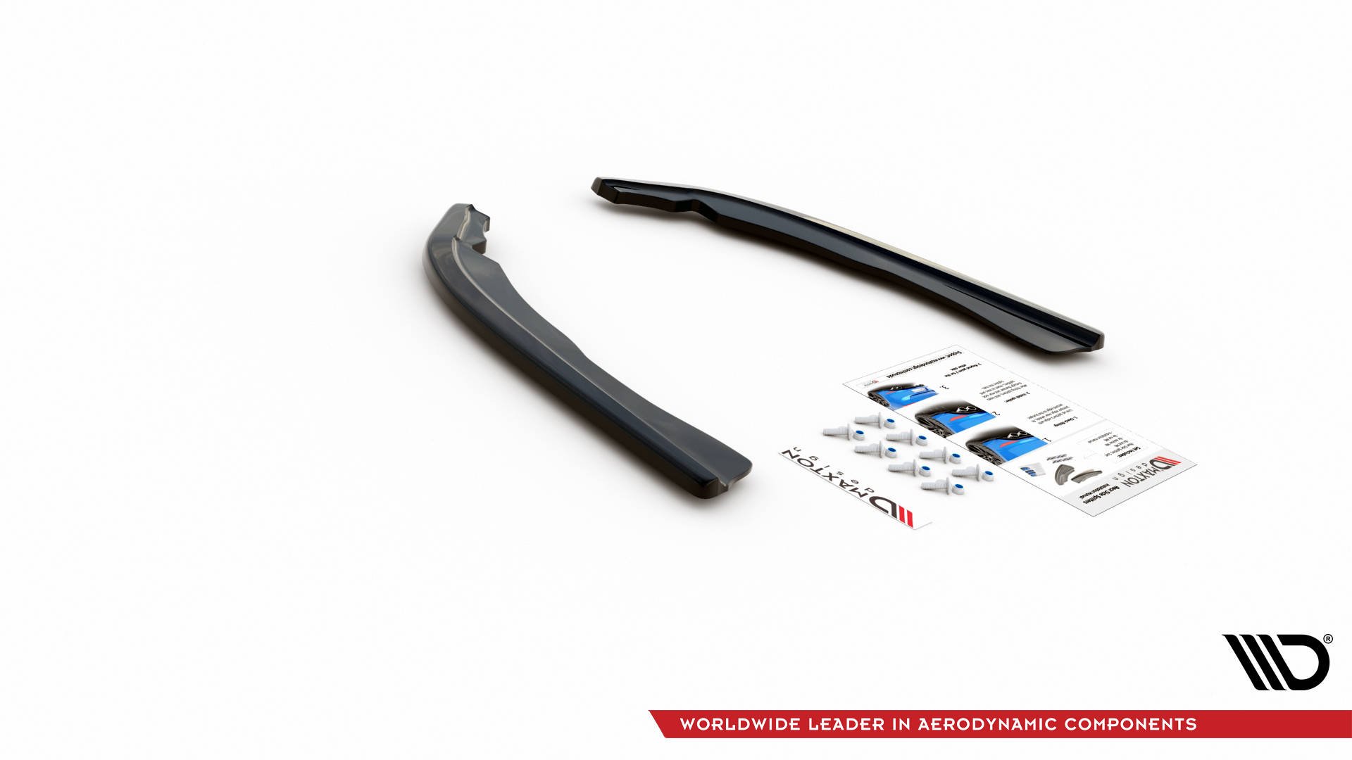 Street+ Heck Ansatz Flaps V.1 passend für BMW 4er M-Paket G22 / G23 / G22 FL / G23 FL schwarz Hochglanz