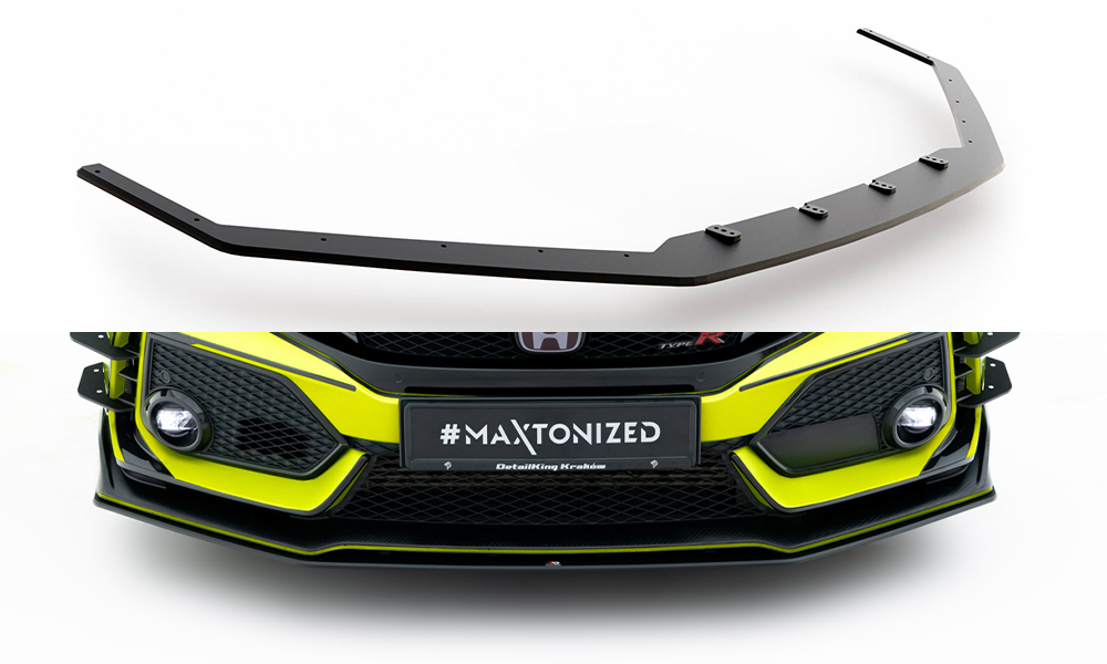 Street Pro Spoilerlippe Front Ansatz V.2 passend für Honda Civic Type-R Mk10 / Mk10 FL