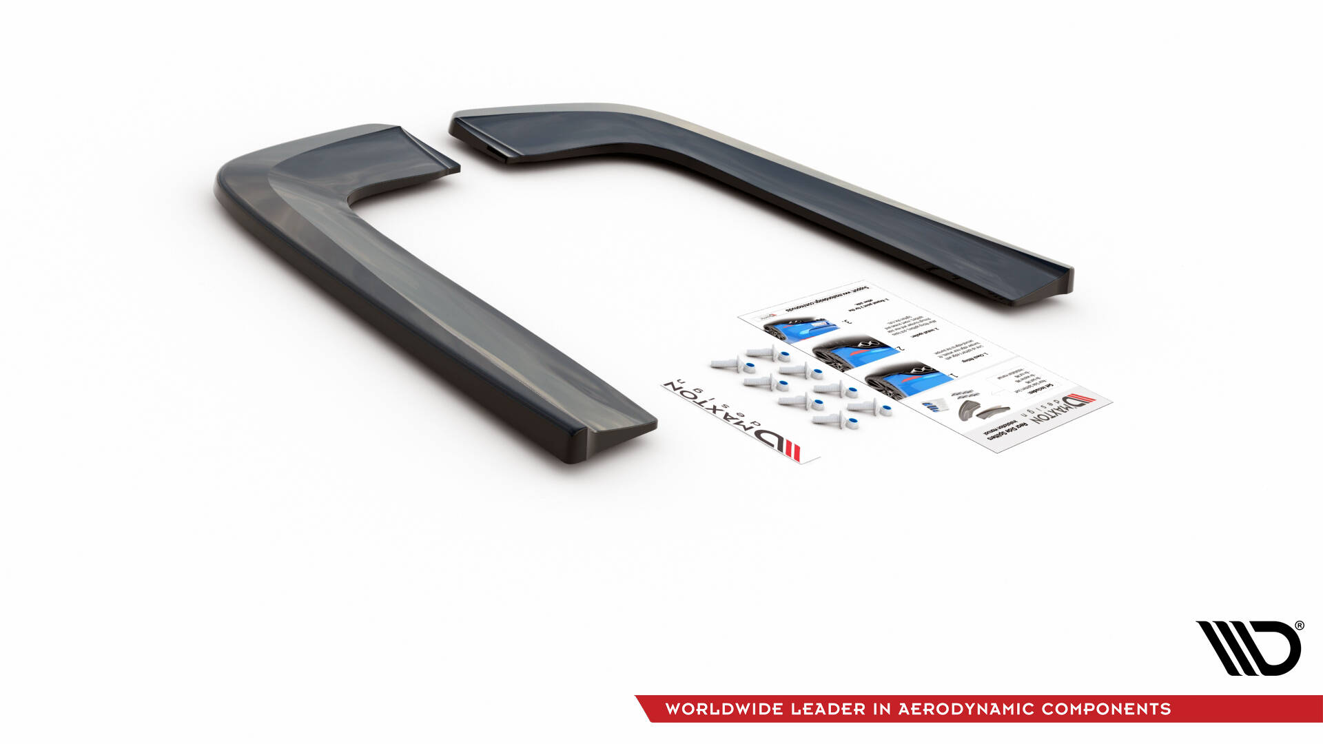 Street+ Heck Ansatz Flaps V.1 passend für Mercedes V-Klasse AMG-Line W447 FL schwarz Hochglanz
