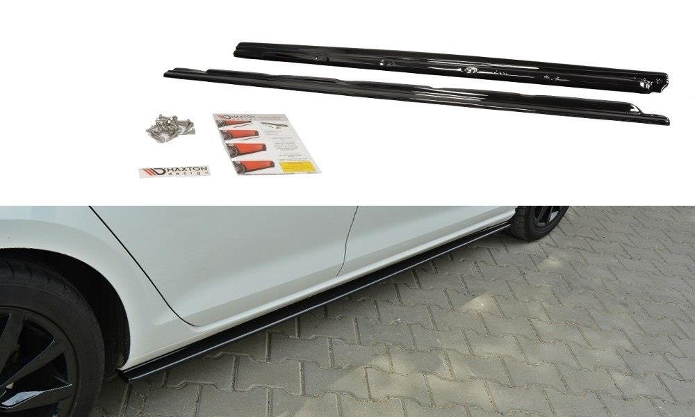 Seitenschweller Ansatz für VW Golf Mk7 Standard schwarz Hochglanz