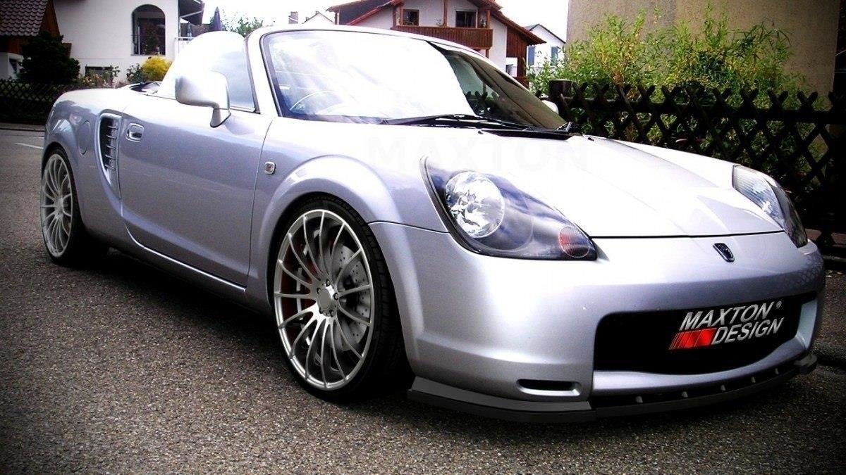 Street+ Spoilerlippe Front Ansatz passend für Toyota MR2 MK3 schwarz Hochglanz