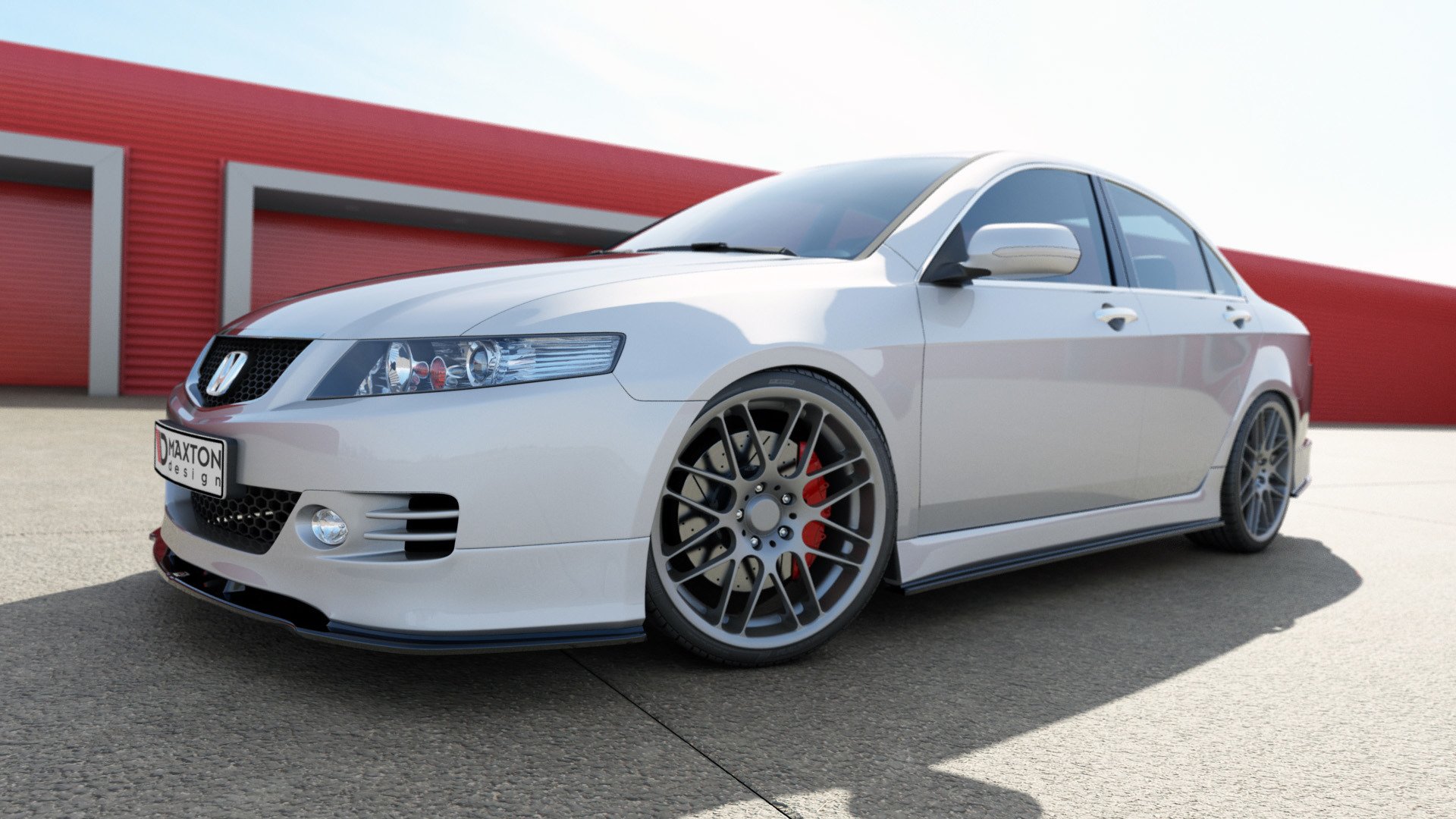 Street+ Spoilerlippe Front Ansatz passend für Honda Accord VII TYPE-S schwarz Hochglanz