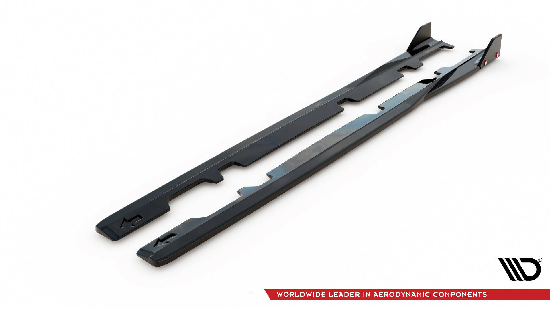 Street+ Seitenschweller Leisten V.2 + Flaps passend für Ford Fiesta ST / ST-Line