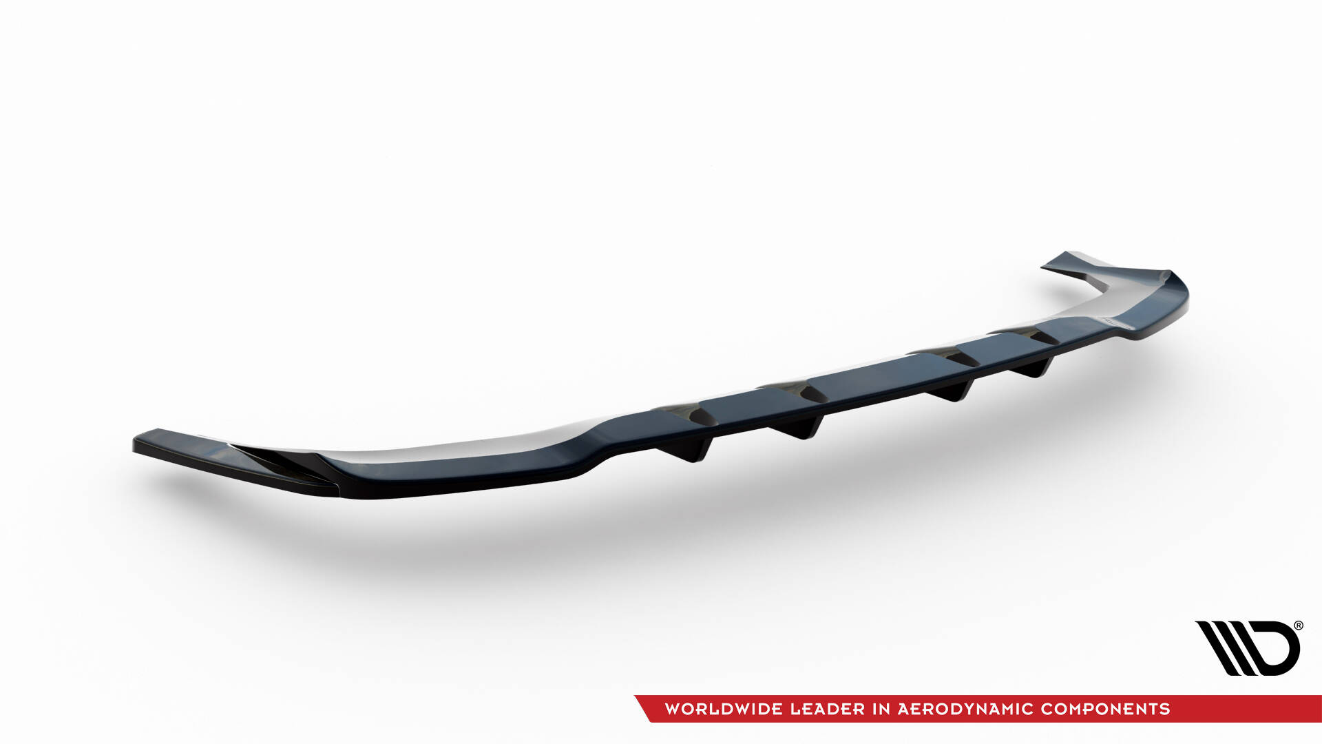 Street+ Mittlerer Diffusor RACE Heck Ansatz passend für Mercedes GLE Coupe AMG-Line C167 / C167 FL schwarz Hochglanz