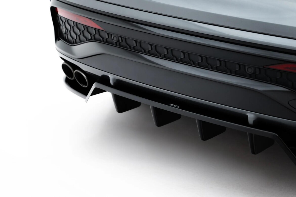 Diffusor RACE passend für Audi SQ5 Sportback / SUV Mk3 schwarz Hochglanz