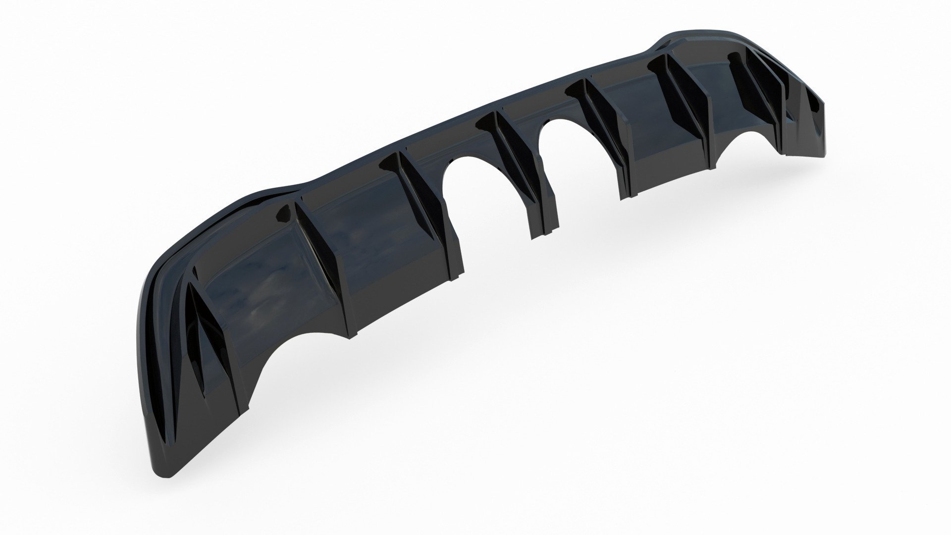 Diffusor Heck Ansatz für VW Golf Mk8 R32 Look