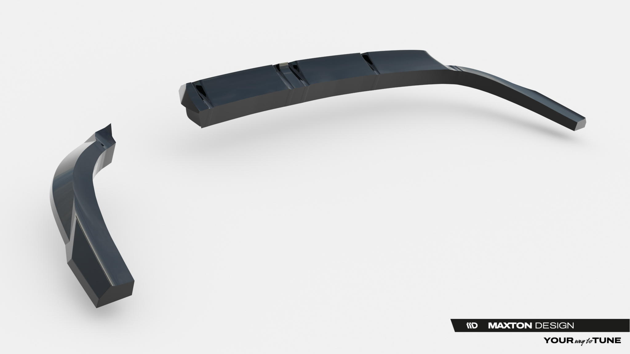 Diffusor Heckansatz passend für Hyundai Tucson N-Line Mk4 Facelift schwarz Hochglanz