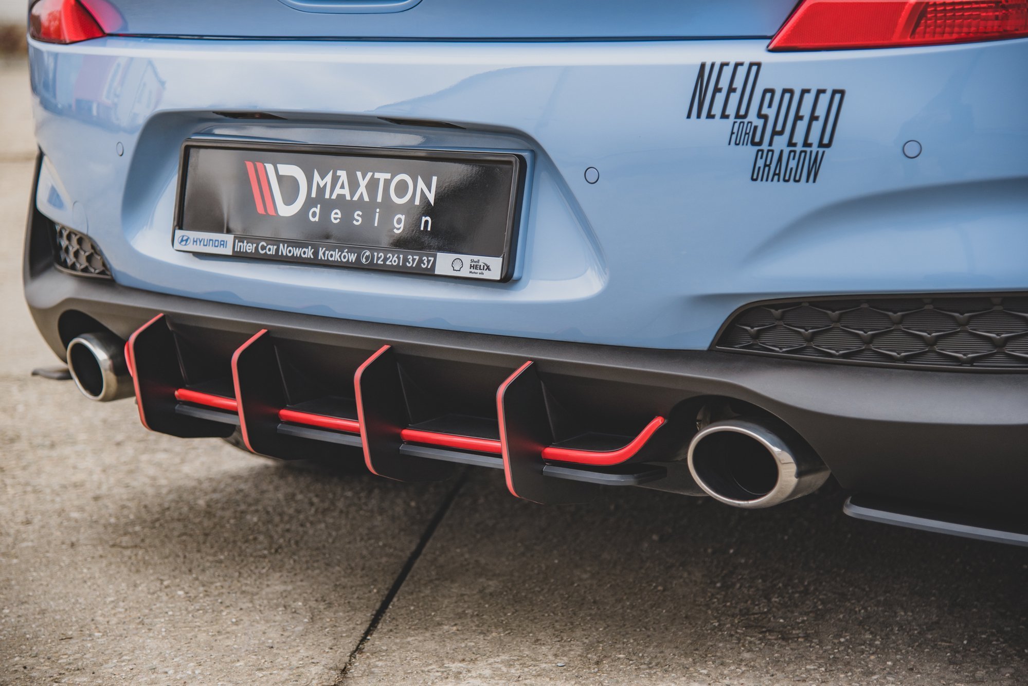 Robuste Racing Heckschürze V.2 für Hyundai I30 N Mk3 Hatchback