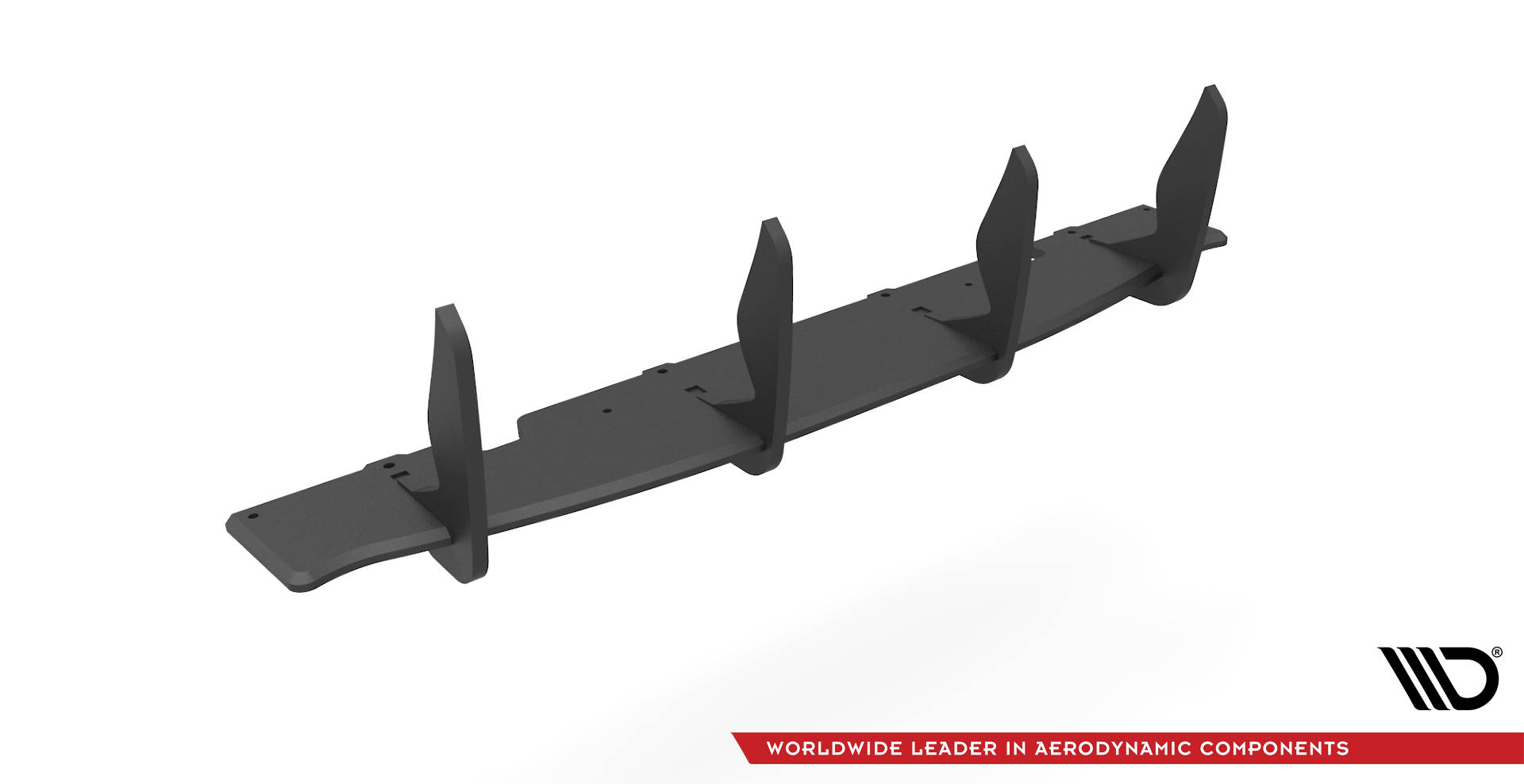 Heckansatz Diffusor passend für Infiniti Q60 S Mk2 schwarz-rot