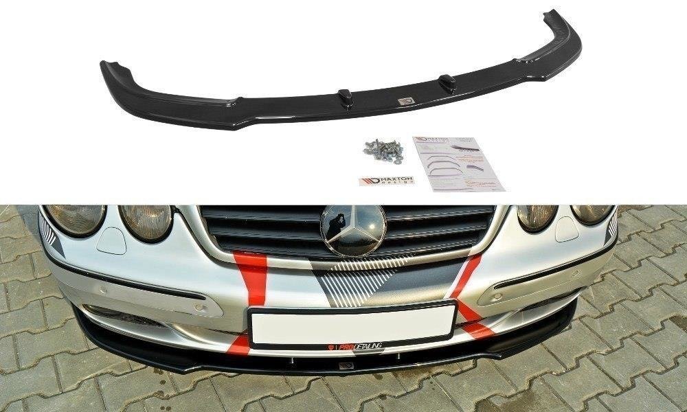 Street+ Spoilerlippe Front Ansatz passend für Mercedes CL-Klasse C215 schwarz Hochglanz