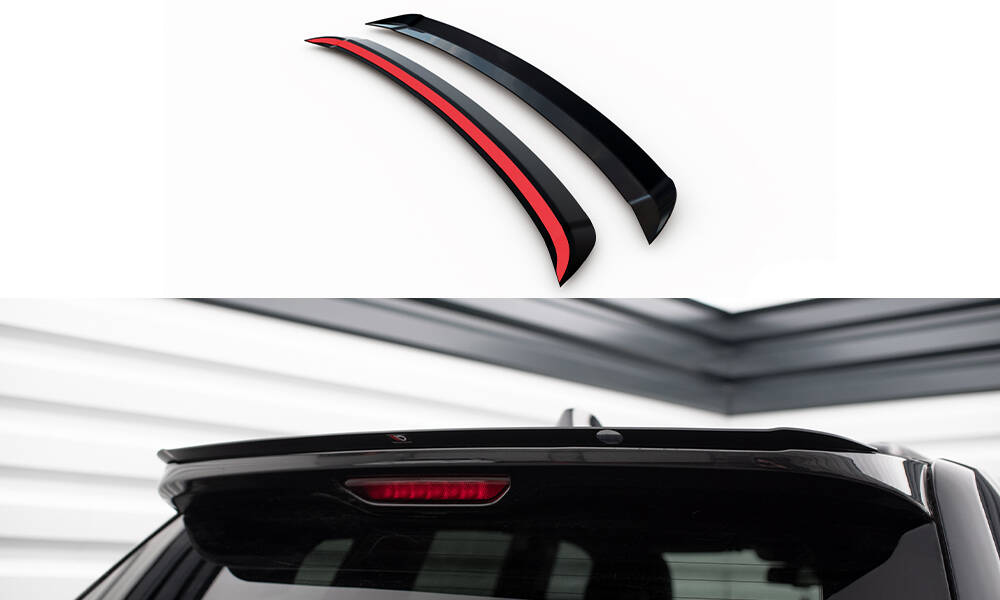 Spoiler CAP für Jeep Grand Cherokee WK2 Summit Facelift schwarz Hochglanz