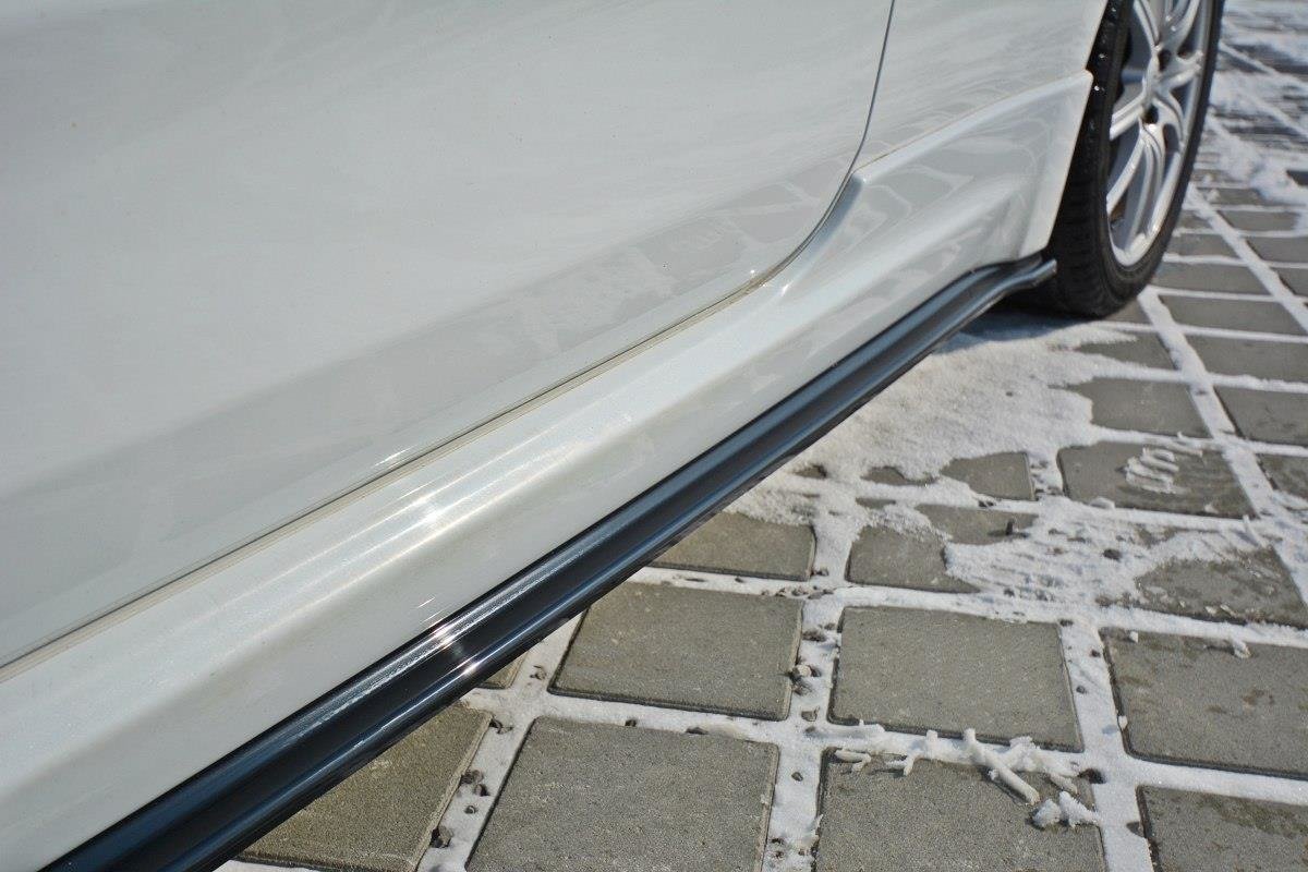 Street+ Seitenschweller Leisten passend für Kia Ceed GT MK2 schwarz Hochglanz