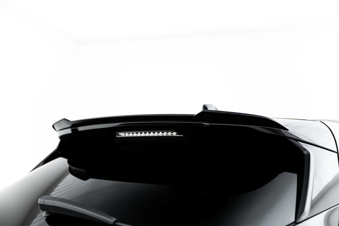 Oberer Heckspoiler Lippe passend für Alfa Romeo Junior Mk1 schwarz Hochglanz
