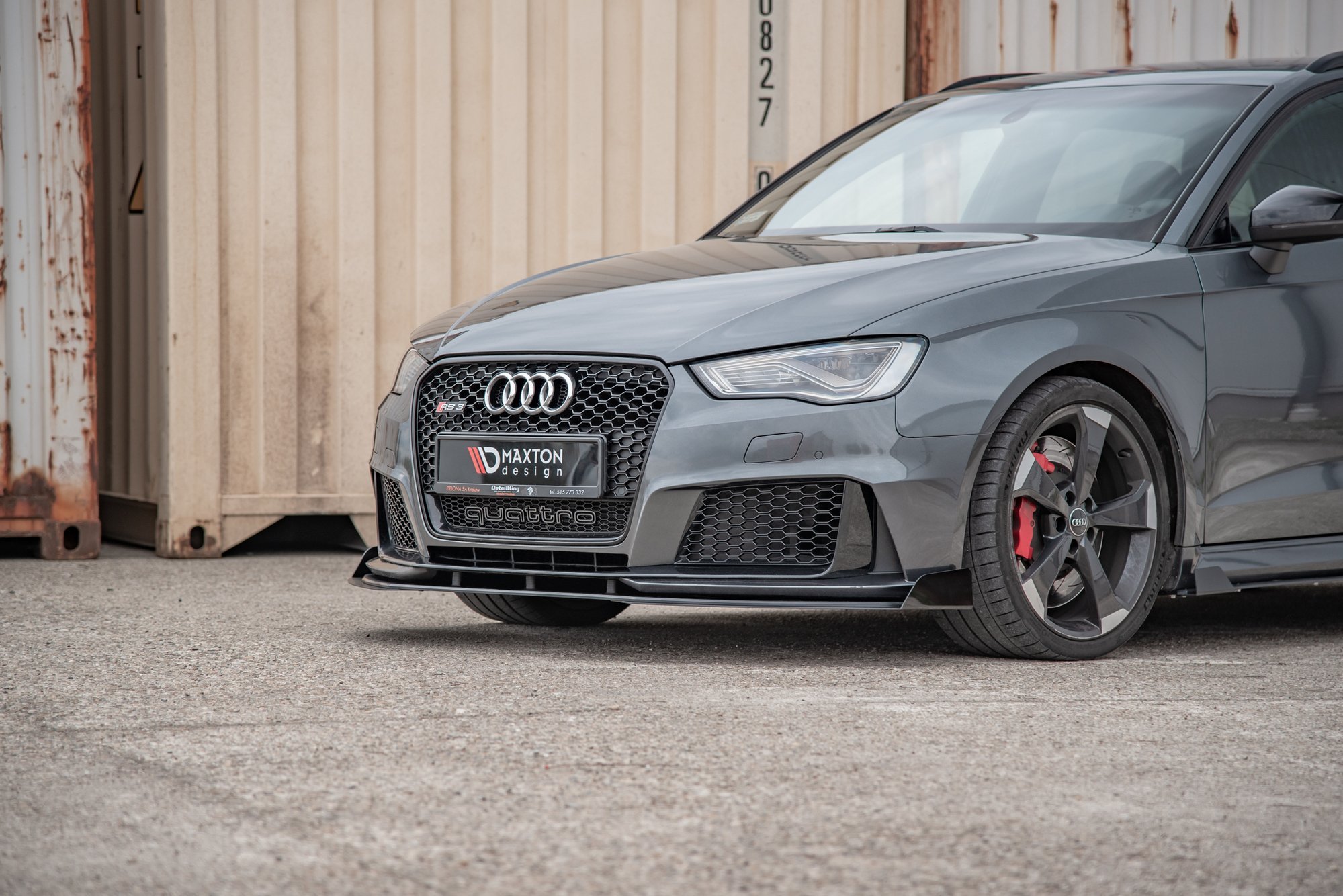 Flaps Audi RS3 8V Sportback schwarz Hochglanz