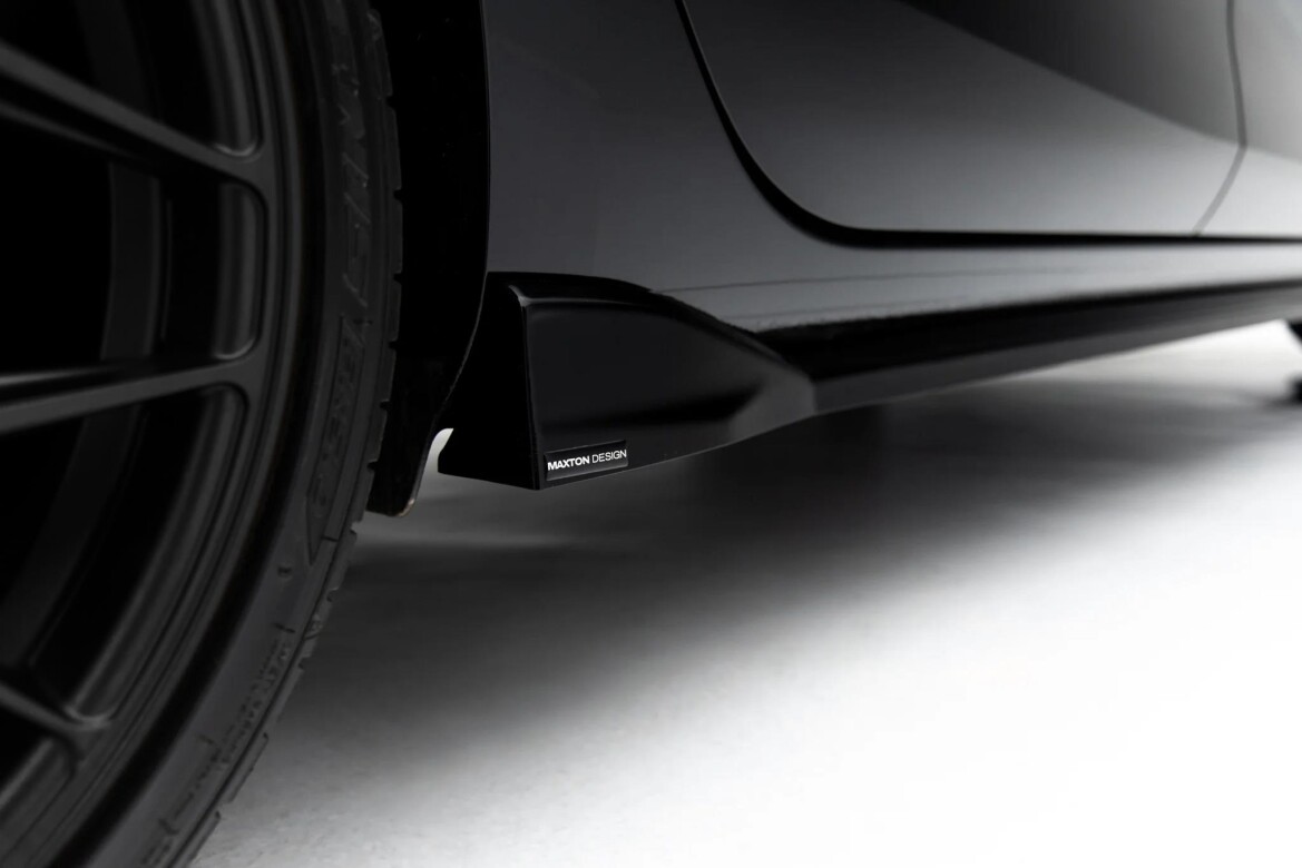Seitenschweller Ansatz (Paar) V.1 passend für Cupra Leon ST / Hatchback Mk1 Facelift schwarz Hochglanz