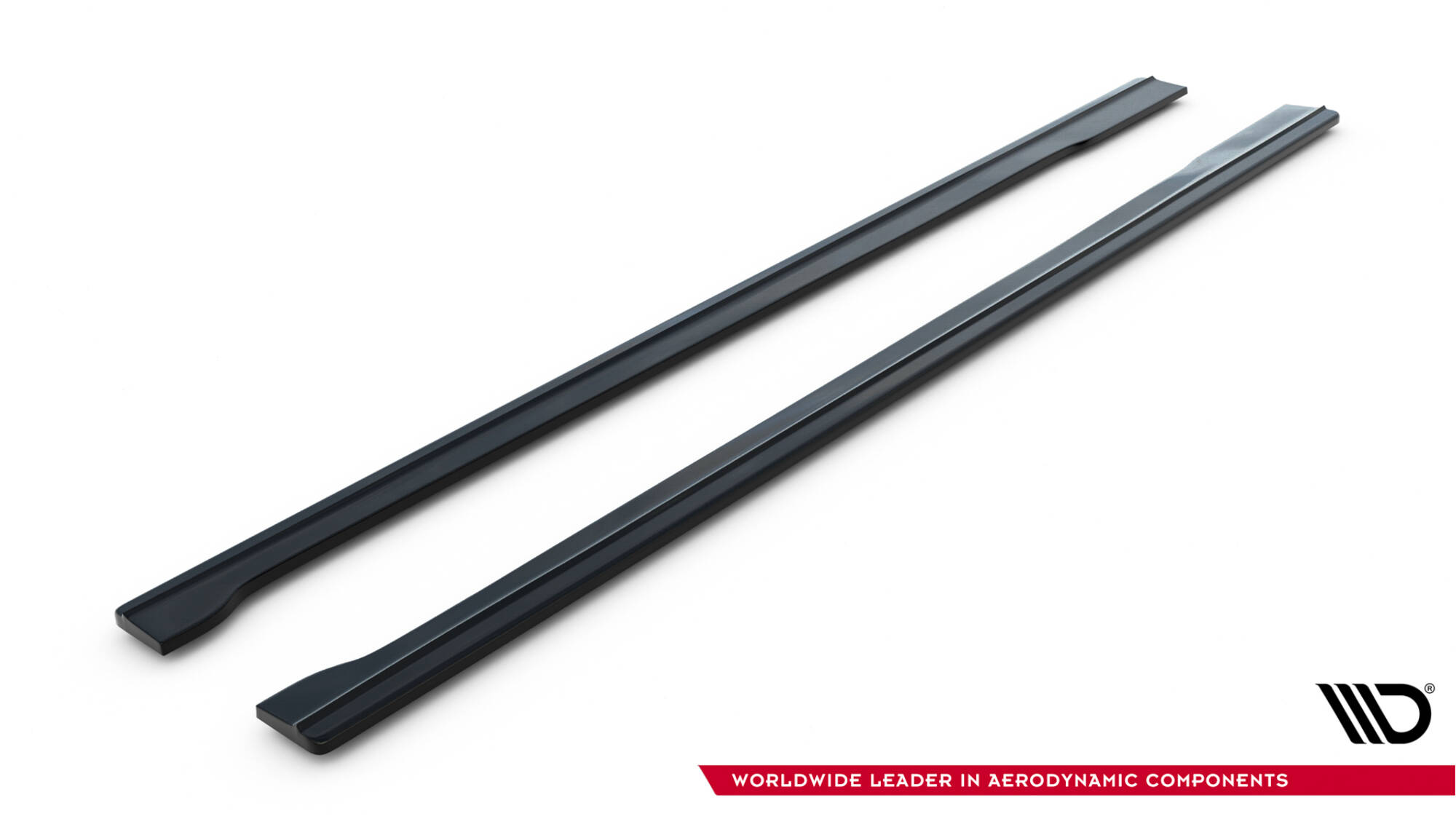 Street+ Seitenschweller Leisten V.1 passend für Audi RS6 C7 / C7 FL schwarz Hochglanz