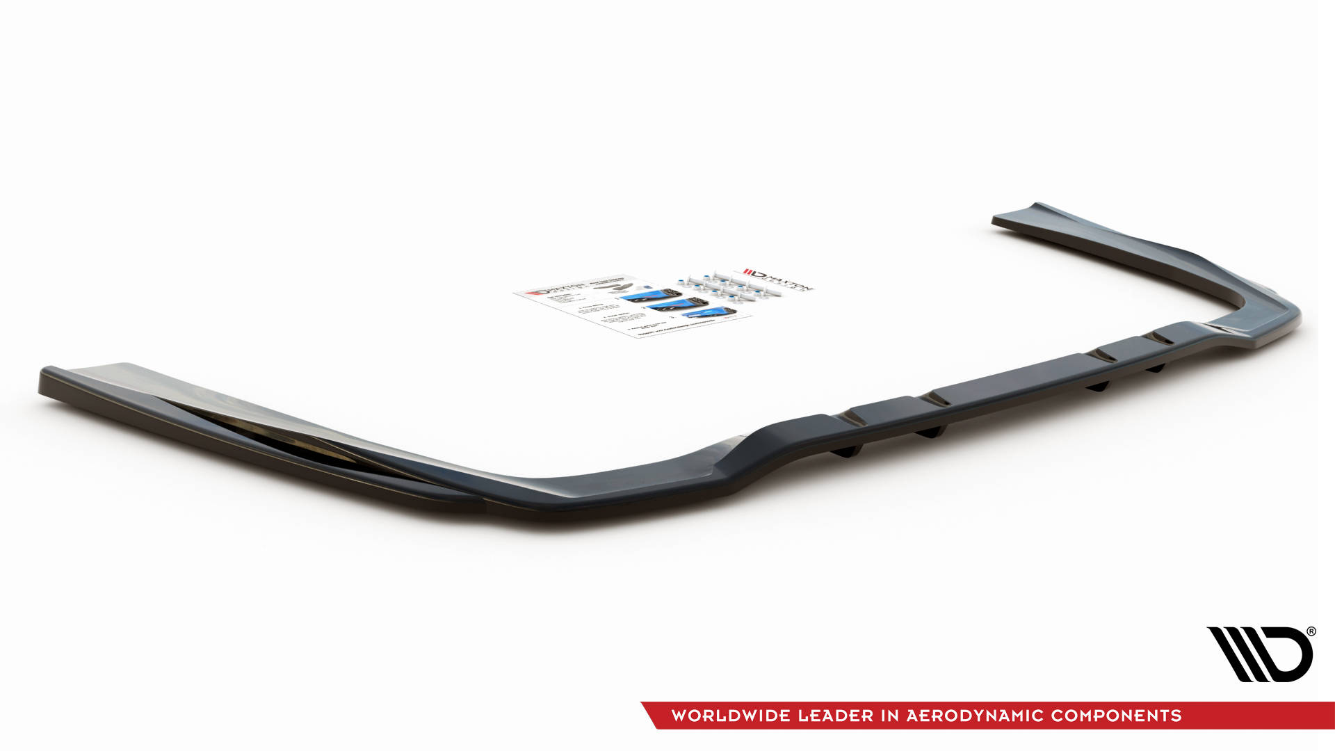Street+ Mittlerer Diffusor RACE Heck Ansatz passend für Mercedes-AMG CLS 53 C257 schwarz Hochglanz