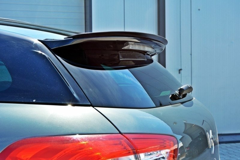 Spoiler CAP für Citroen DS5 schwarz Hochglanz