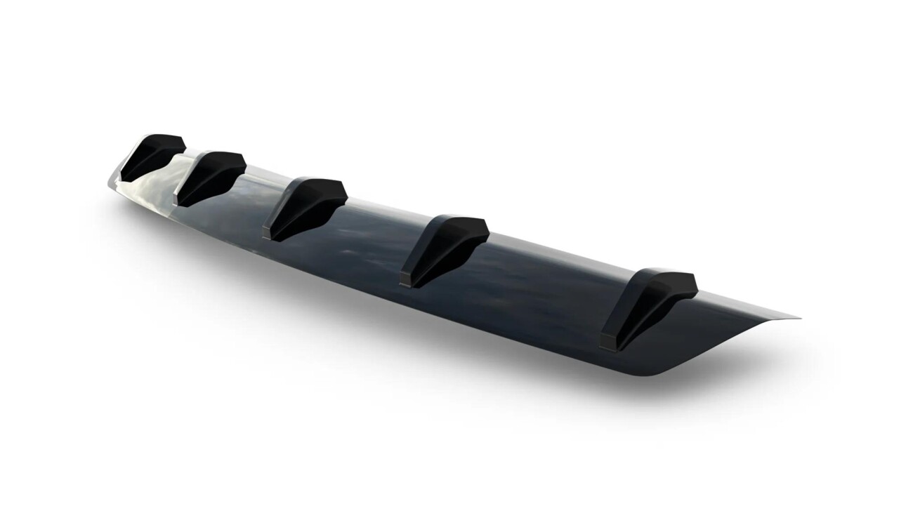 Diffusor passend für Mazda CX-5 Mk2 schwarz Hochglanz