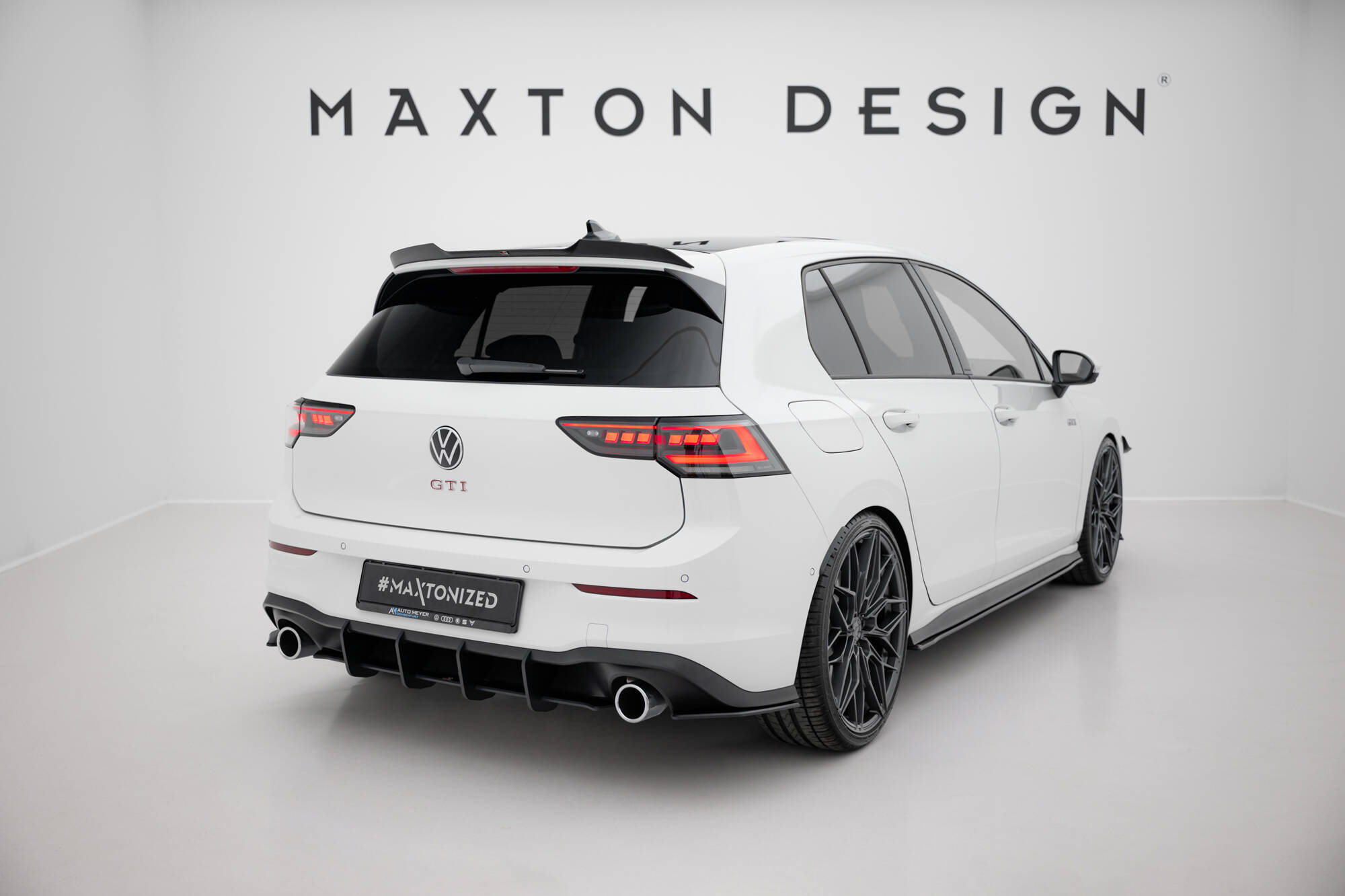 Street Pro Heckschürze Heck Ansatz Diffusor V.1 passend für VW Golf GTI Mk8