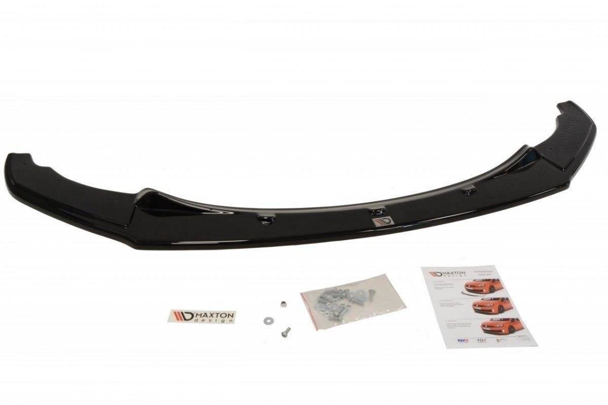 Street+ Spoilerlippe Front Ansatz passend für BMW 1er F20/F21 M-Power vor FL schwarz Hochglanz
