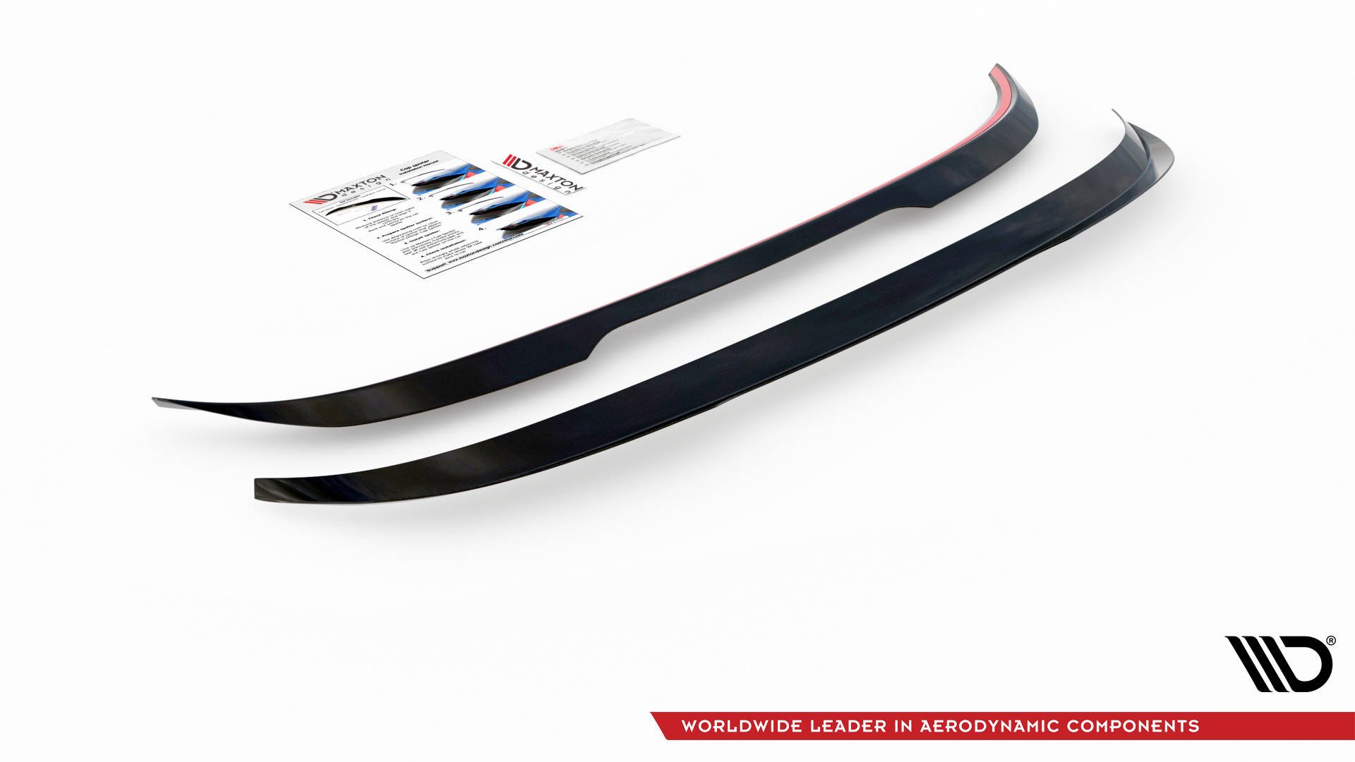 Heck Spoiler Aufsatz Abrisskante passend für Mitsubishi Lancer Sportback Mk8 schwarz matt
