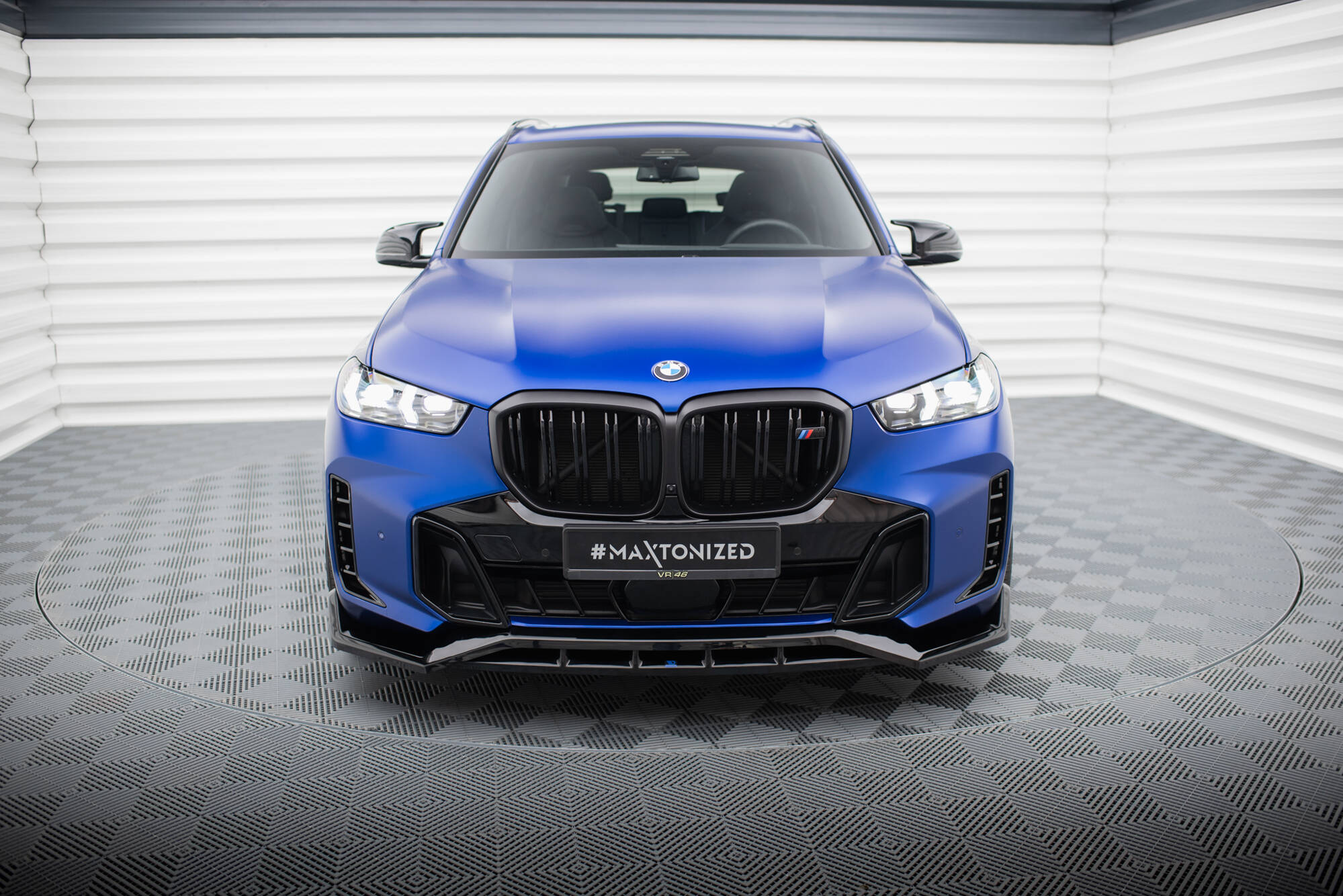 Street+ Spoilerlippe Front Ansatz V.2 passend für BMW X5 M-Paket G05 FL schwarz Hochglanz