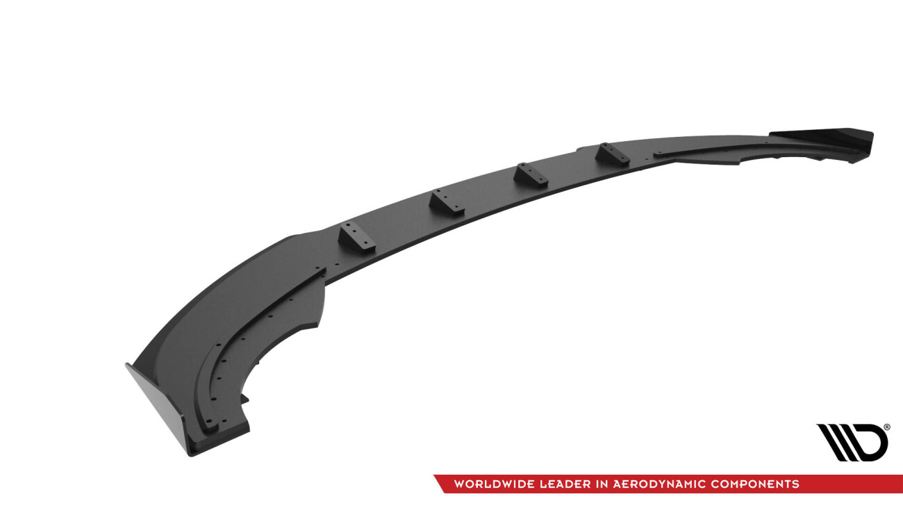 Frontlippe passend für CUPRA Formentor Mk1 FL roter Kern + Hochglanz Flaps