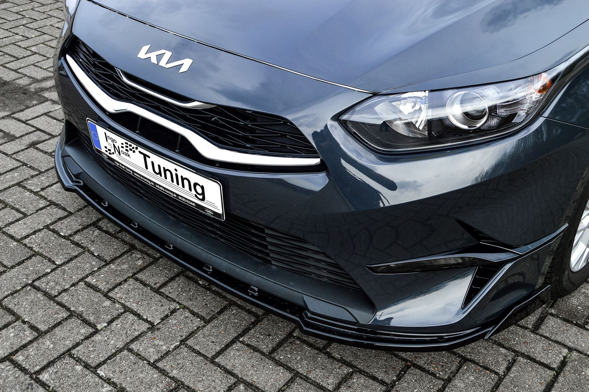 CUP Frontspoilerlippe mit Wings für Kia Ceed CD ab Bj. 2021- Carbon Optik