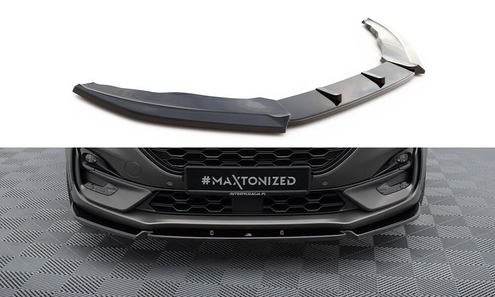 Front Ansatz V.1 für Ford Puma ST-Line Mk1 schwarz Hochglanz