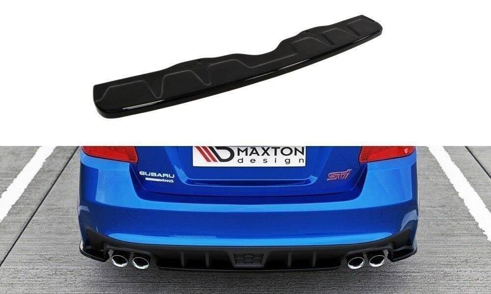 Front Ansatz V.1 für Subaru Impreza WRX STI Mk4 / Mk4 Facelift schwarz Hochglanz